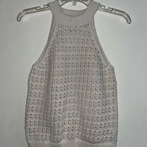 Universal Thread Textured Cream Tank Top